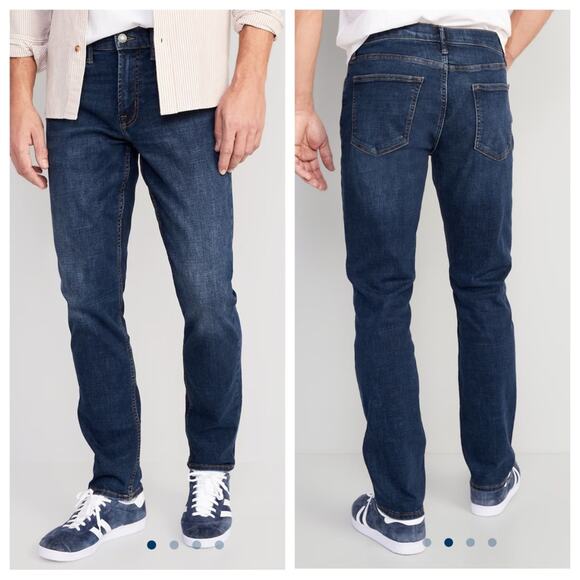 NWT Men’s Old Navy Slim 360° Tech Stretch Performance Jeans - Size 33x32 - Picture 1 of 7